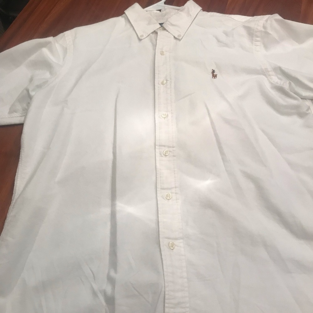 Polo by Ralph Lauren white button down custom fit